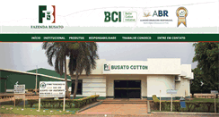 Desktop Screenshot of fazendabusato.com.br